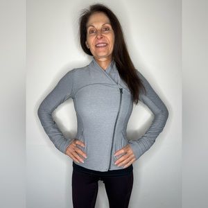Lululemon Heathered Battleship Gray Luon Precision Jacket Women's Size Small